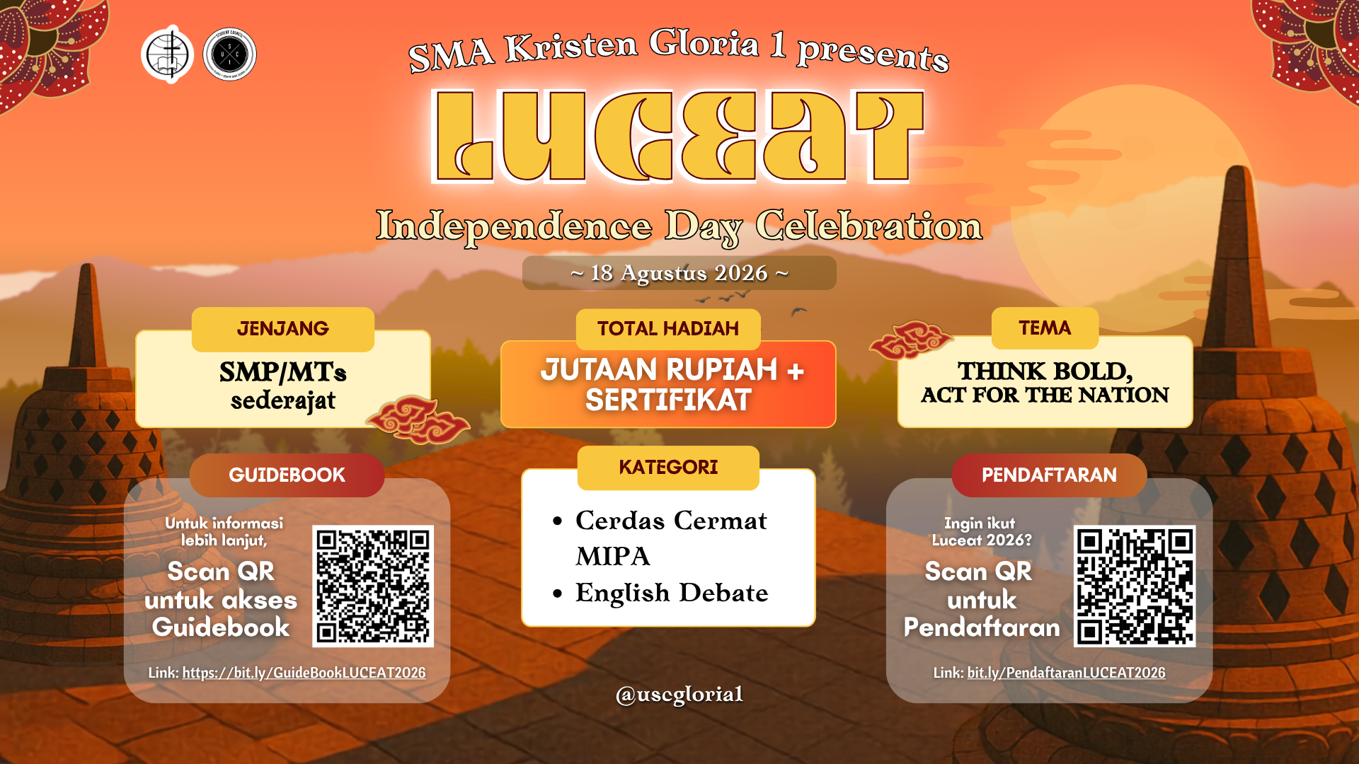 LUCEAT 2026 - Independence Day Celebration Poster